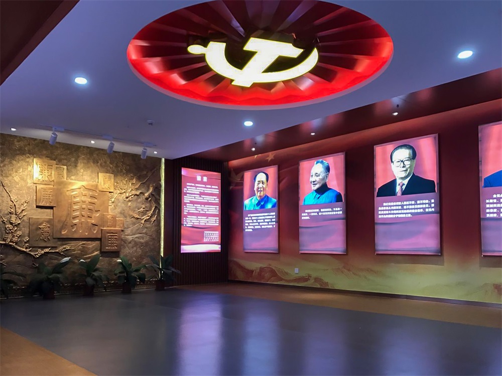 黨建展廳設計中如何體現(xiàn)黨的宣傳思想工作和輿論引導？